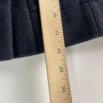 ASOS Coat Womens 4 Blue Green Plaid Hooded Pom Pom Jacket Wool Blend Photo 5