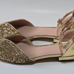 Journee Collection Verona Gold Glitter Open-Toe Sandals Size 7 Wedding Party Photo 4