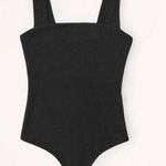 Abercrombie & Fitch Cotton Seamless Fabric Squareneck Bodysuit SIZE L Photo 0