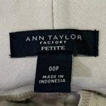Ann Taylor Women's Beige Skinny Mid Rise Slim Fit Trousers Dress Pants Size 0 Photo 3