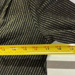 Altar'd State Black and Gold Long Sleeve Dress knotted faux wrap top metallic L Photo 12