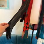 VTG 80s Top Blouse Blazer Retro MOD In Group Ltd. Open Front Blazer Sz 10/12 L Red Photo 2