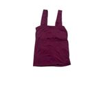 Free People Burgundy Square Neck thick strap built in bra tank med/large Photo 3