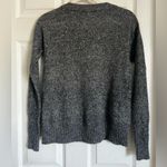 White + Warren Cashmere Crewneck heathered grey black sweater XS Gray Photo 3