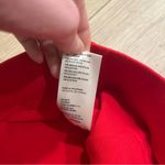 Maeve  x Anthropologie Knit Flare Pants Red Pull On Slit Viscose Size S Photo 4