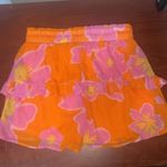 White Birch Shorts Women’s Large Floral Ruffle High Waisted flowy tiered y2k Photo 6