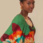 Farm Rio Green Tropicart Mini Dress XS Photo 4