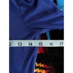 Forever 21  Blue Midi Open Back Long Sleeve Dress Size Small Lightweight Body Hug Photo 3