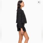 Kate Spade NWOT Black Blazer Cropped Tweed Photo 2