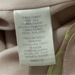 Rebecca Taylor Sz 6 8 Pale Yellow Floral Print Silk Chiffon Open Back Midi Dress Photo 6