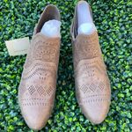 Daisy Fuentes  Perforated Tan Ankle Booties Photo 2