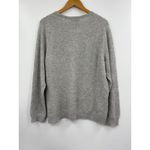 Charter Club Luxury Cashmere Sweater Gray Crew Neck Long Sleeve Womens XXL Photo 3