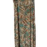 Scarlett  Tropical Beach Dress Size 8 Brown Blue Festival Concert Lake Life Mom Photo 1
