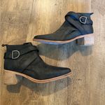 Free People  Back Loop Ankle Boot Black Leather 37 Photo 7