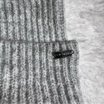 Steve Madden NWT Heather Gray Knit Pom Beanie Photo 2