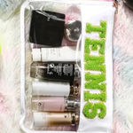 Clear Tennis Cosmetic Bag Set White Photo 0
