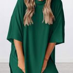 PRETTYGARDEN Emerald Green Oversized Women's Top Photo 0