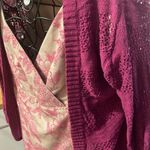 🌸🌸🌸BOGOHO 🌸🌸🌸Isabella DaMarco Pink Floral Sleeveless Dress with Matching Shrug Size 14 Photo 15