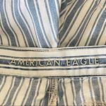 American Eagle  Outfitters Stripes High Waist Mom Shorts Women’s Size 12 Nautical Photo 6