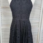 Kimchi Blue  Dress Sleeveless Black Crochet-4 Photo 0