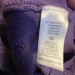 Cyrus  Purple Dolman Short Sleeve Sweater Size XL Photo 4