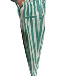 Marine layer  Eloise Romper Green Lake/White Stripe Small Lightweight Comfort Photo 5