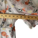 Ember Women's Size XL Embroidered Floral Fairy Purple Feminine Blouse Photo 7