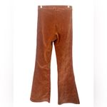 love on a hanger  Rust Velvet Flare Pull On Pants Size Medium Photo 2