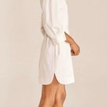 Rebecca Taylor 3/4 Sleeve Twill Belted Dress Milk Womens Size Small Photo 10