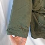 Time & Tru Green Hooded Lightweight Camo Lined Windbreaker Trench JRS 12-14-SM Photo 4