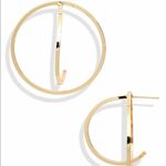 Shashi Double Hoop Earrings‎ Gold Photo 2