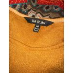 Yak and Yeti Long Sleeve Dress Orange Brown Medium Photo 2