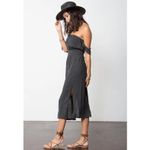 ✨Stillwater Rooftop Hangs Leopard Midi Sz Medium Dress✨ Tan Photo 2