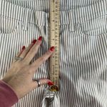 Chico's Chico’s 00 US XS 2 Perfect Stretch Girlfriend Slim Leg Ankle Jean Beige Striped Photo 13