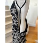 Vintage Y2K Fairy Whimsygoth Boho Black Grey Floral Halter Babydoll Slip Dress Size 14 Photo 6