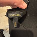 Escada Black Classic Lined Dress long sleeve Gold Label size 170/92A us medium Photo 3