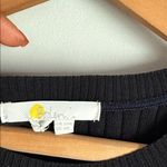 BODEN Ribbed Cut Out Dress Black Keyhole Neck‎ Long Sleeve Fitted 6 Photo 7