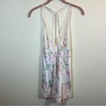 Cassandra Intimates Babydoll Floral Lace Slip Nightgown Large White Photo 7