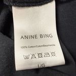 ANINE BING  Los Angeles Tee T-Shirt Washed Black Gray Photo 4