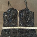 Women’s Black MermaidFit Sequins Party Prom Formal Dress LaceUp Back Size 4 Photo 6