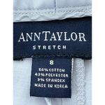 Ann Taylor A3  Stretch‎ Women's Ankle Pants Lavender Cotton Blend Size 8 Photo 1