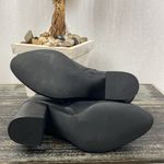 Steve Madden  Girl Black Rivington Side Zip Block Heel Ankle Boot 8.5 Photo 6