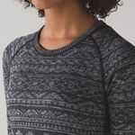 Lululemon Rest Less Aztec Heather Black Longsleeve | Women’s Small Photo 0