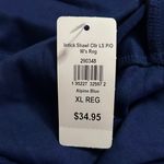 L.L.Bean New Women's  Pullover, Long-Sleeve Shawl Collar Blue Size XL Photo 3