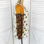 Jane and Delancey Jane‎ & Delancey Paisley Floral Pattern Block Peasant Blouse Small Photo 2