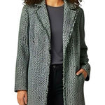 Worthington  Womens Blazer Jacket Plus Size 16W Frayed open Retro Fall Autumn Mod Photo 0