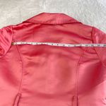 Charlotte Russe Coat Jacket Womens Size M Coral Button Up Long Sleeve Pockets Photo 8