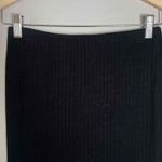ZARA Womens Knee Length Ribbed Knit Elastic Waist Classic Core Midi Skirt Medium Photo 3