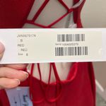 JVN by Jovani NWT  Lace Up Back Ballgown Dress‎ in Red Size 8 JVNX67517A $408 Photo 6