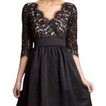 Eliza J . Stunning black dress, black lace top with nude lining Photo 0